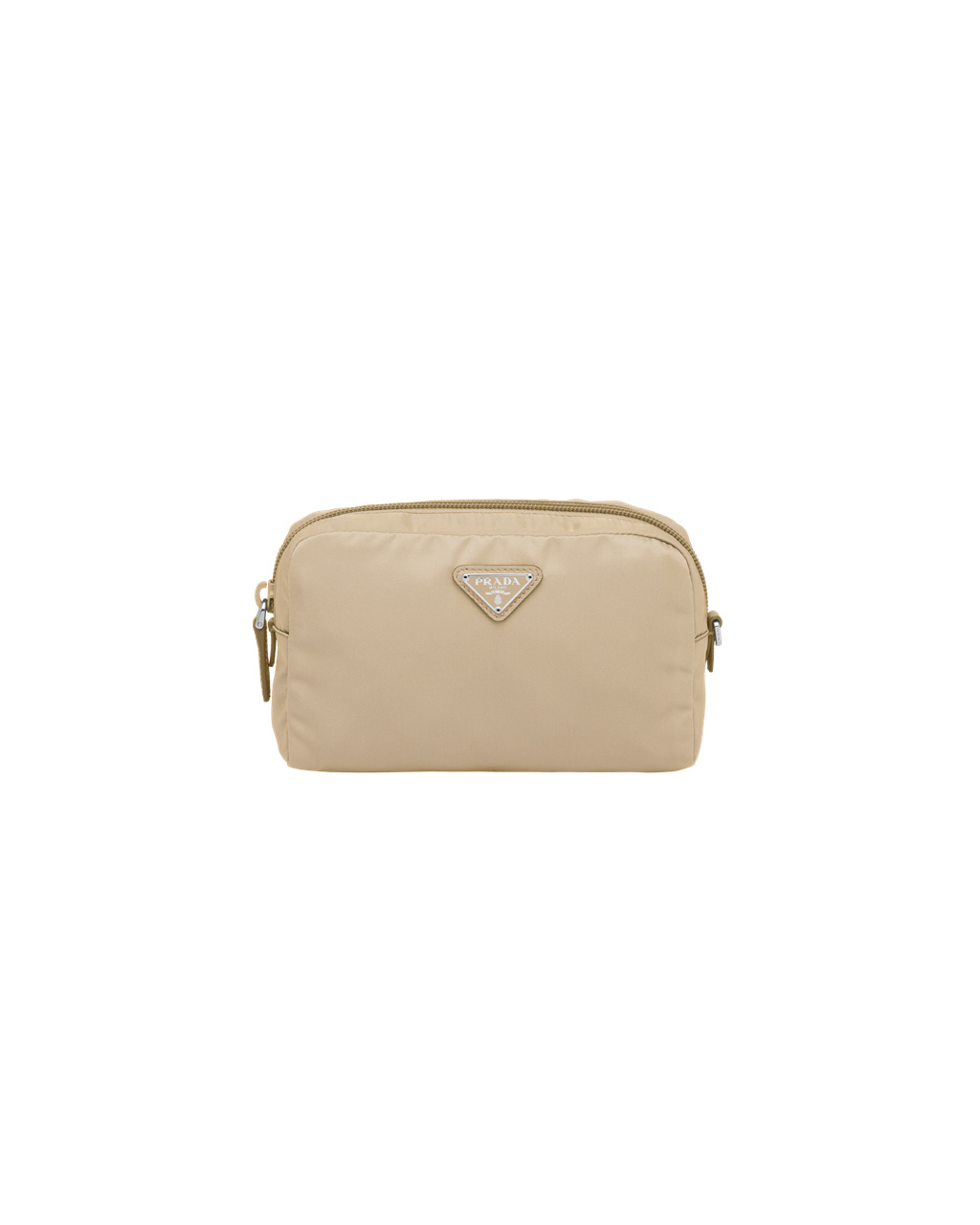 Prada Re-nylon Pouch Beige | 12893-LEMP