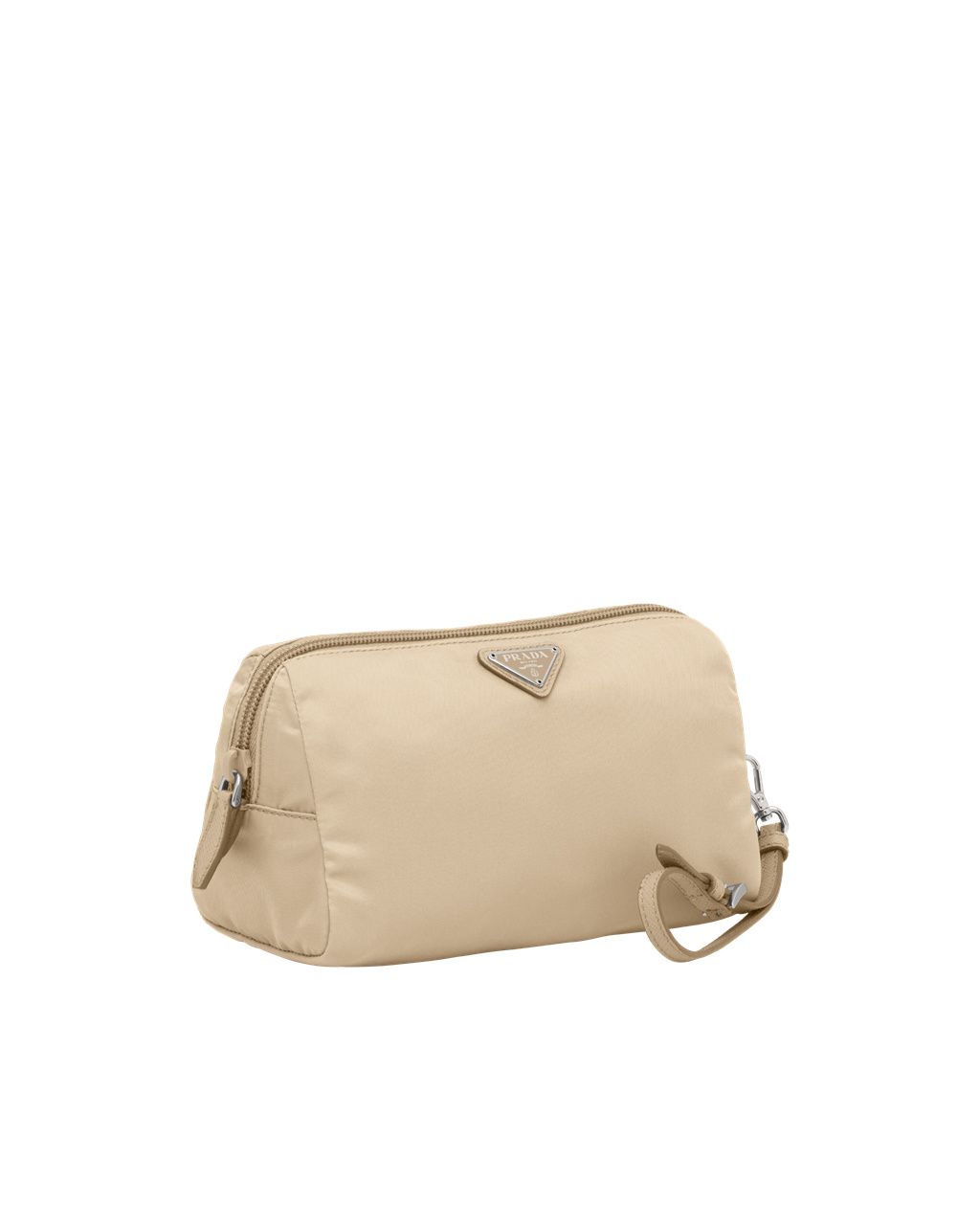 Prada Re-nylon Pouch Beige | 94530-QZDU