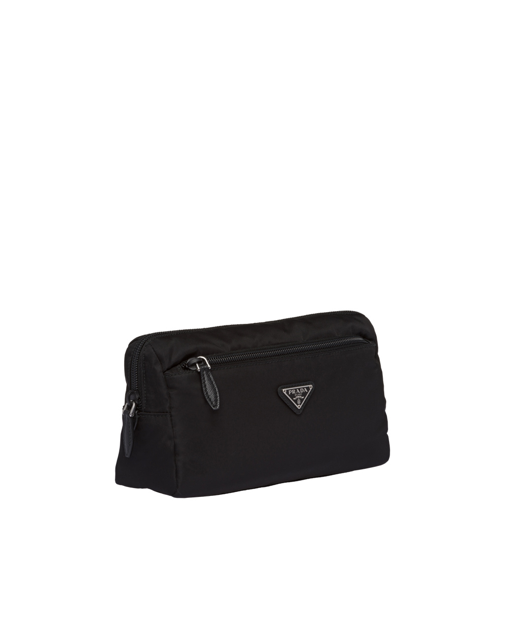 Prada Re-nylon Pouch Negras Azules | 98326-NCJY