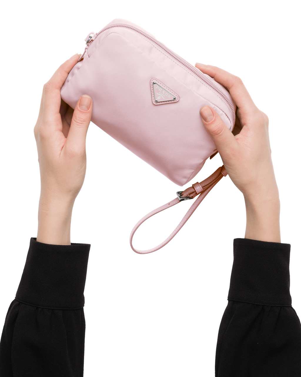 Prada Re-nylon Pouch Rosas | 72610-NDRP