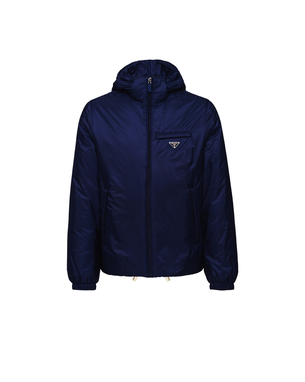 Prada Re-nylon Puffer Jacket Azul Marino | 27518-EXPR