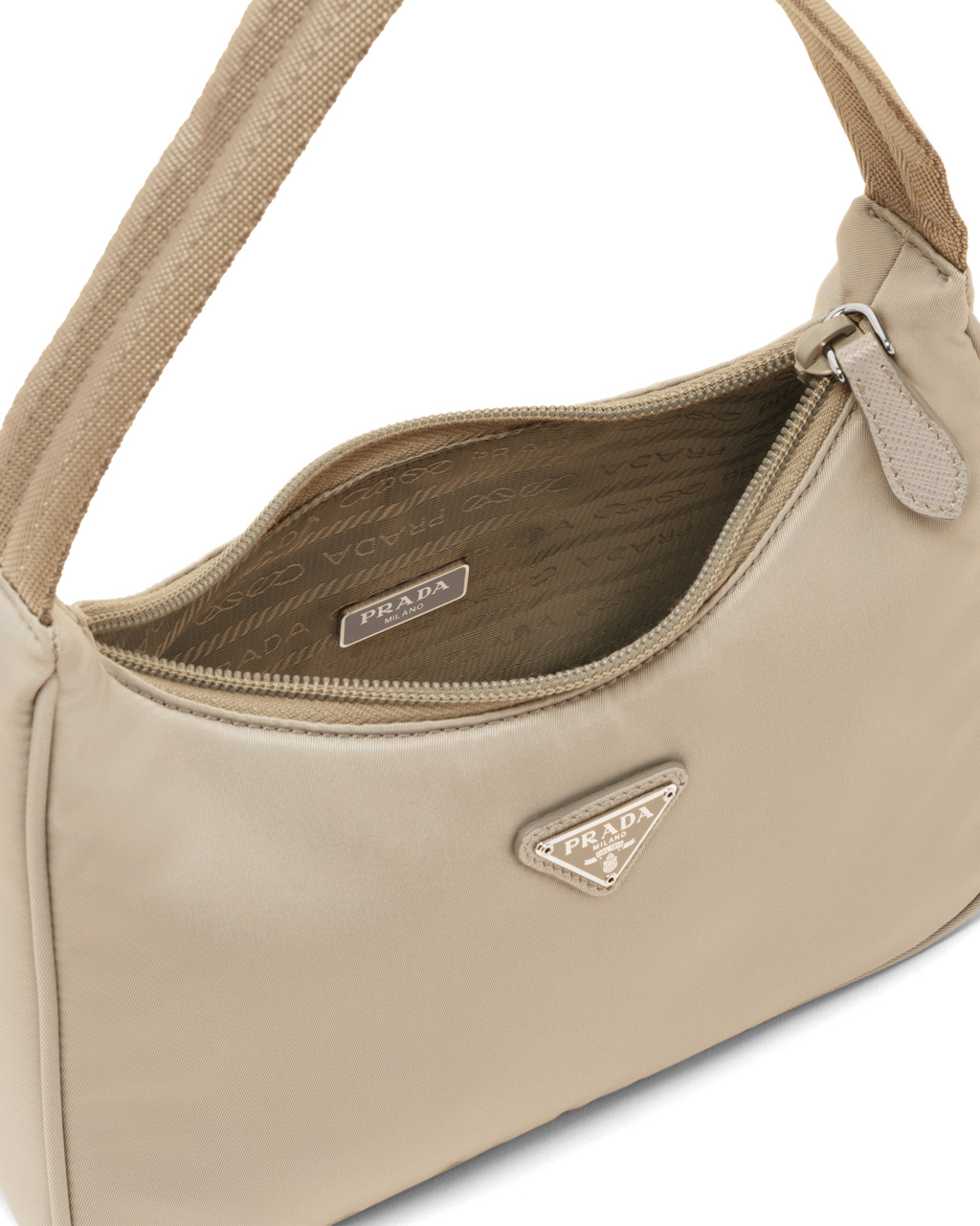 Prada Re-nylon Re-edition 2000 Mini-bag Beige | 75932-PZLE