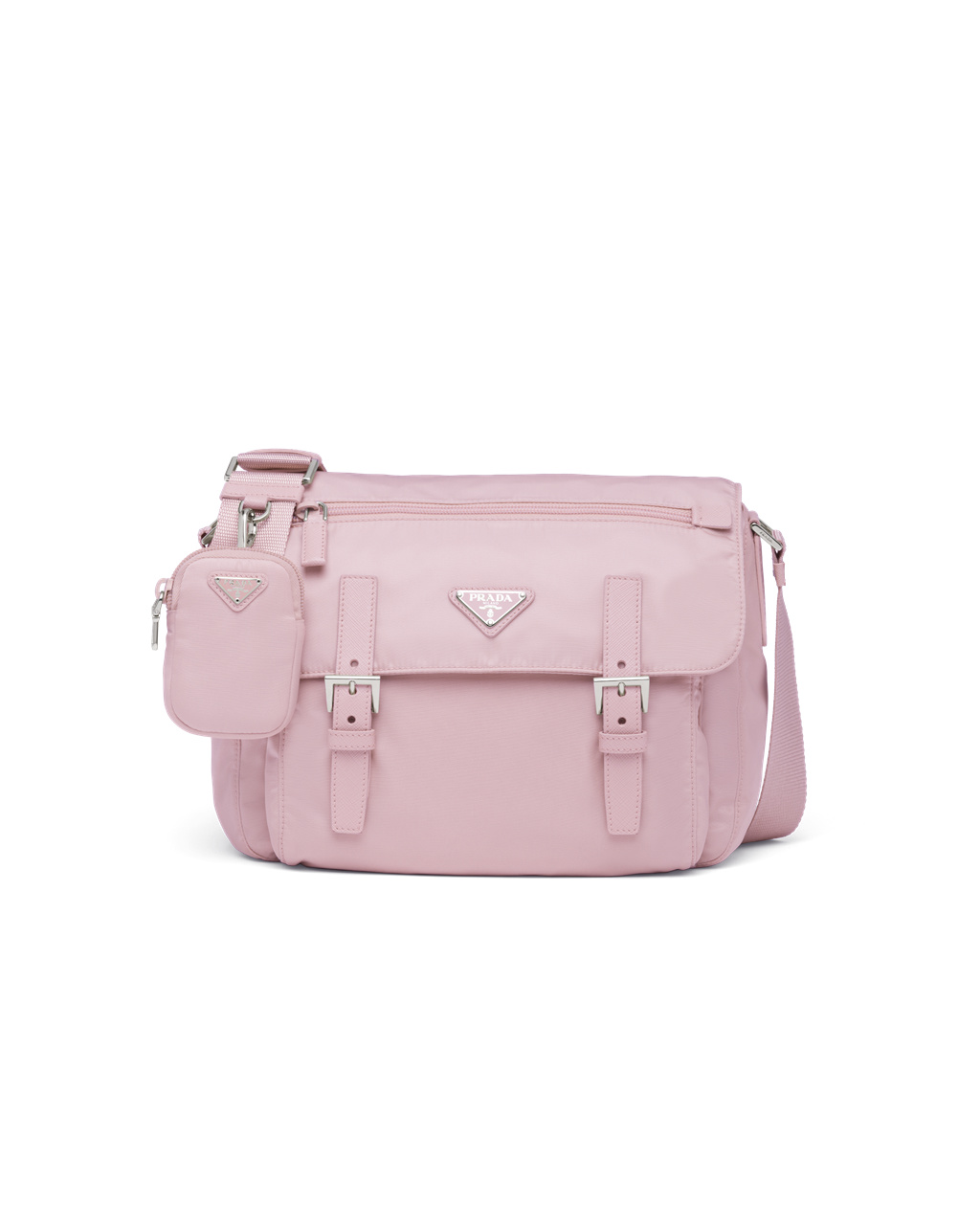 Prada Re-nylon Shoulder Bag Rosas | 38742-ALMO