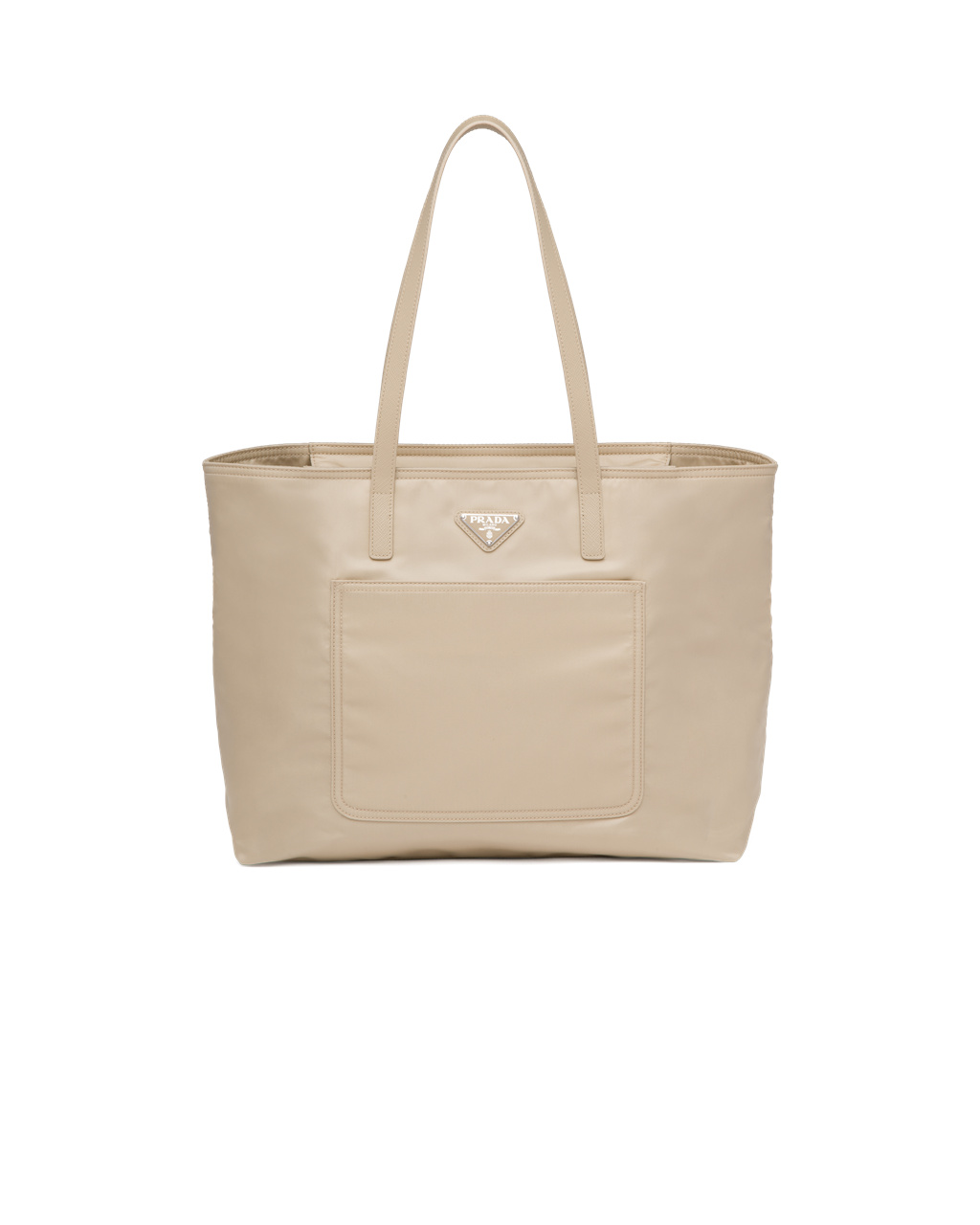 Prada Re-nylon Tote Bag Beige | 98261-QLTM