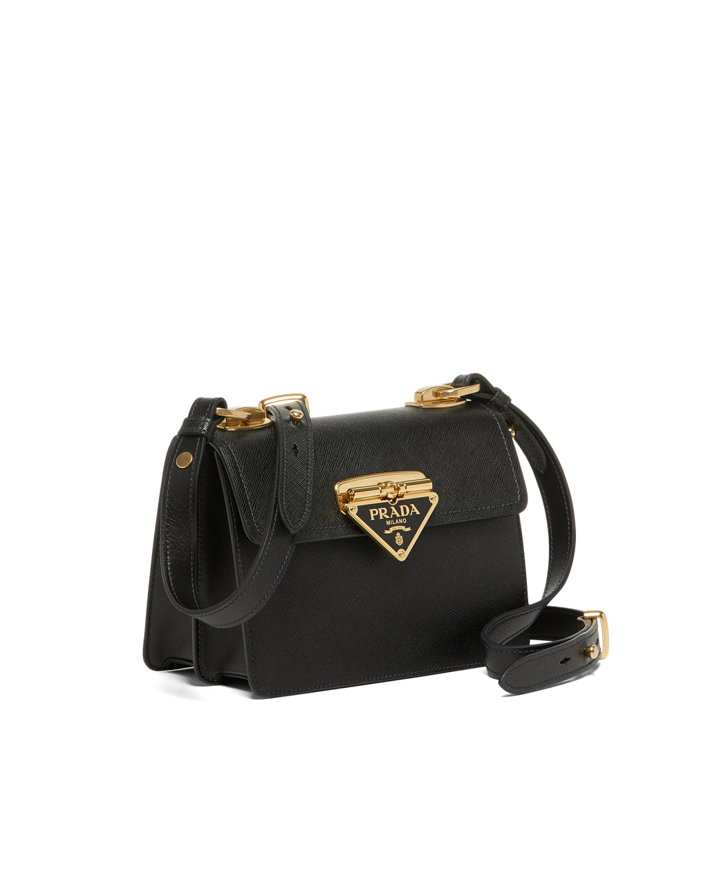 Prada Saffiano Cuero Bag Negras | 92138-ZXWH