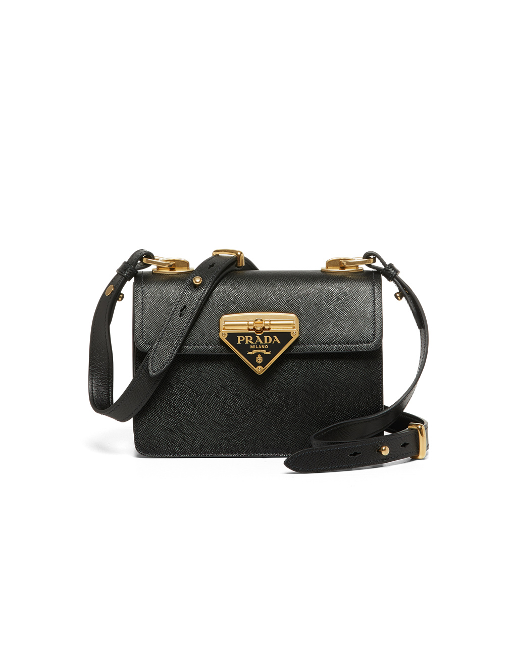 Prada Saffiano Cuero Bag Negras | 92138-ZXWH