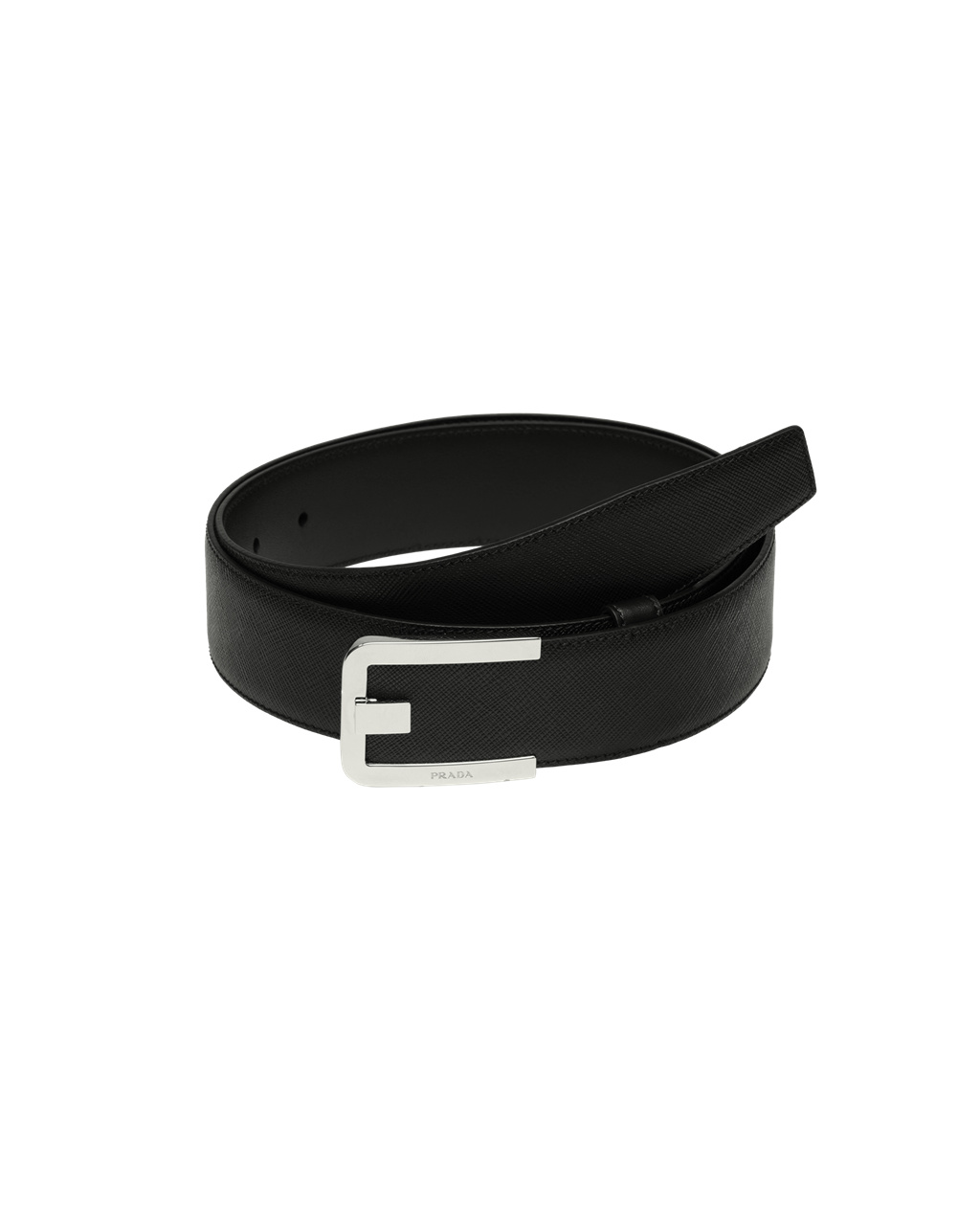 Prada Saffiano Cuero Belt Negras | 03975-PVGI