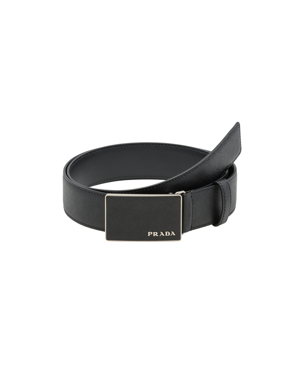 Prada Saffiano Cuero Belt Negras | 07236-HYVT