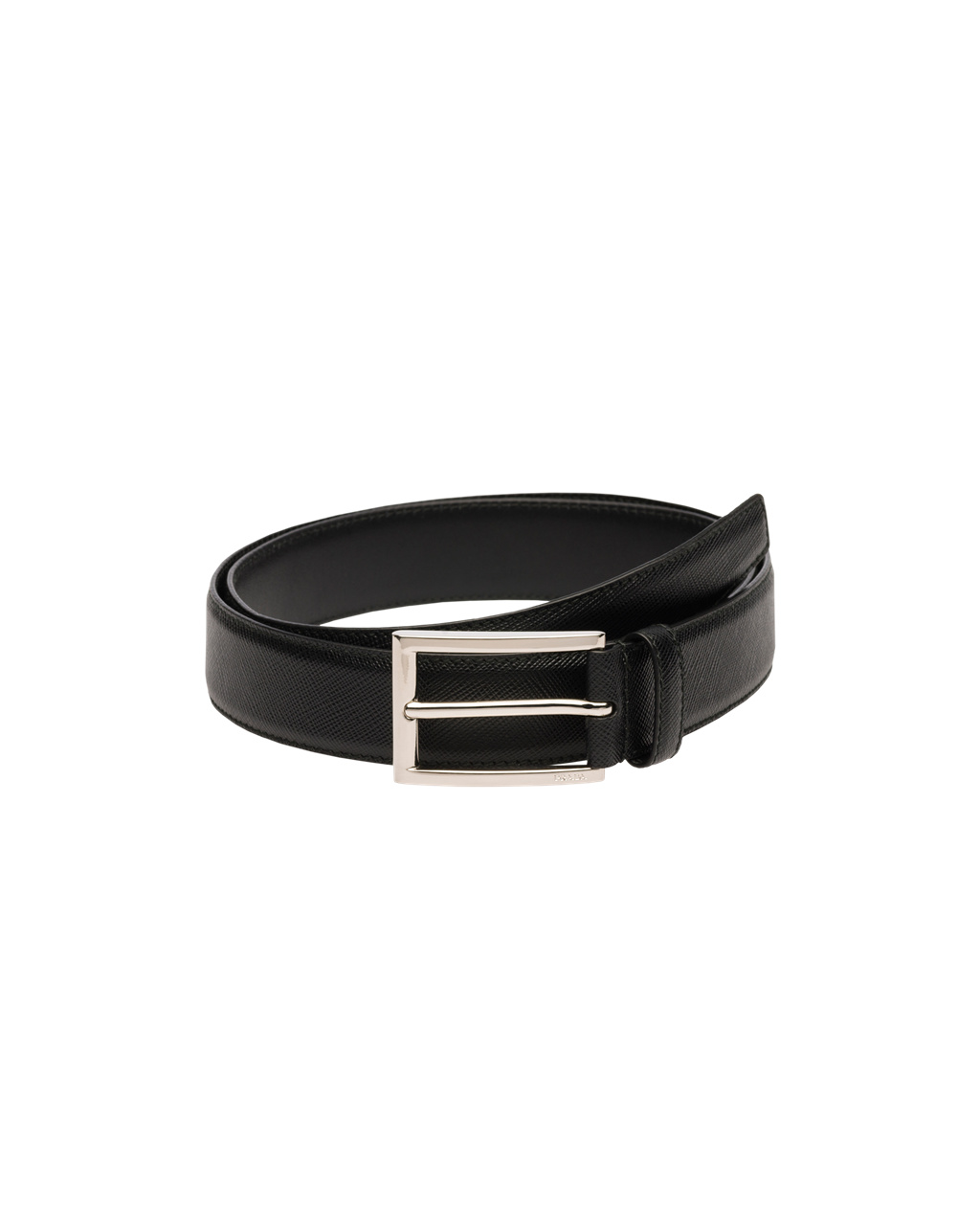 Prada Saffiano Cuero Belt Negras | 60215-WATL