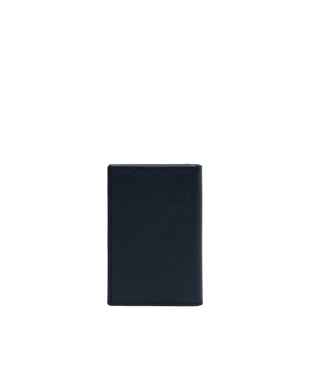 Prada Saffiano Cuero Card Holder Azules | 46035-VSHU