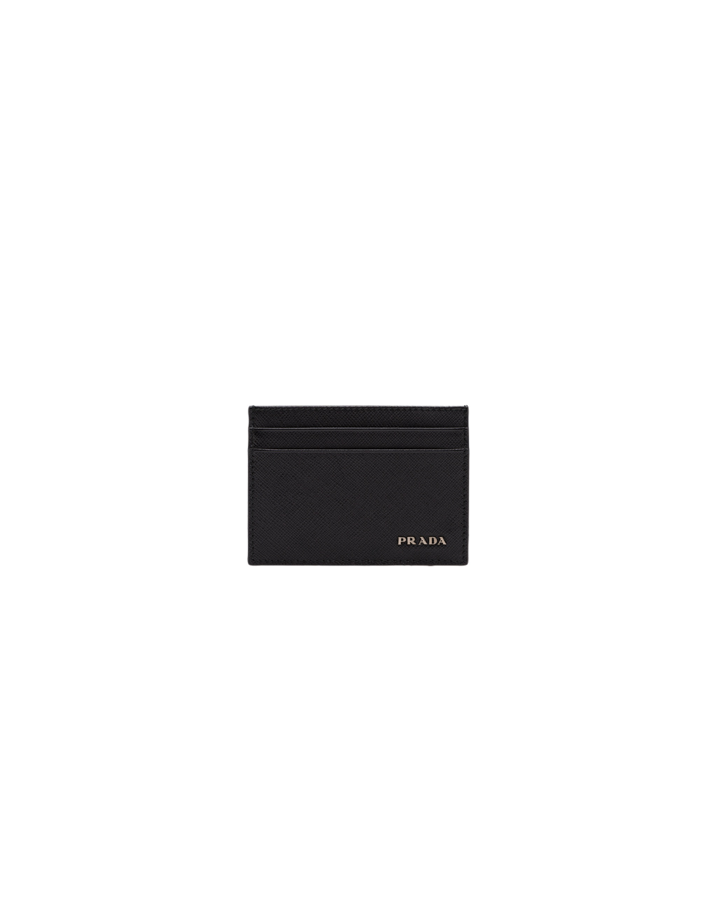 Prada Saffiano Cuero Card Holder Negras | 08973-OVXE