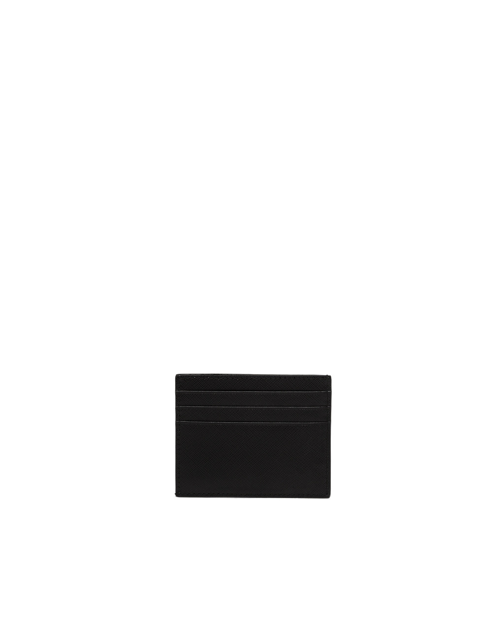 Prada Saffiano Cuero Card Holder Negras | 57829-YSHF