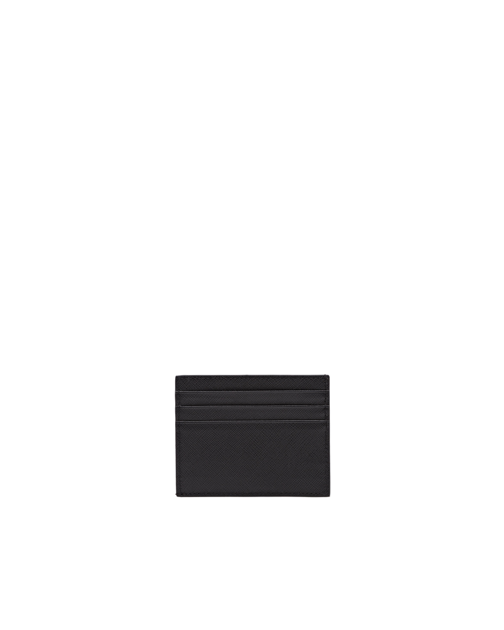 Prada Saffiano Cuero Card Holder Negras | 68042-EGUT