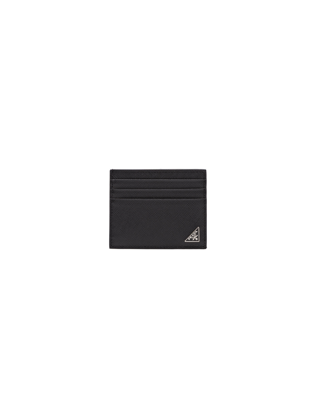 Prada Saffiano Cuero Card Holder Negras | 68042-EGUT