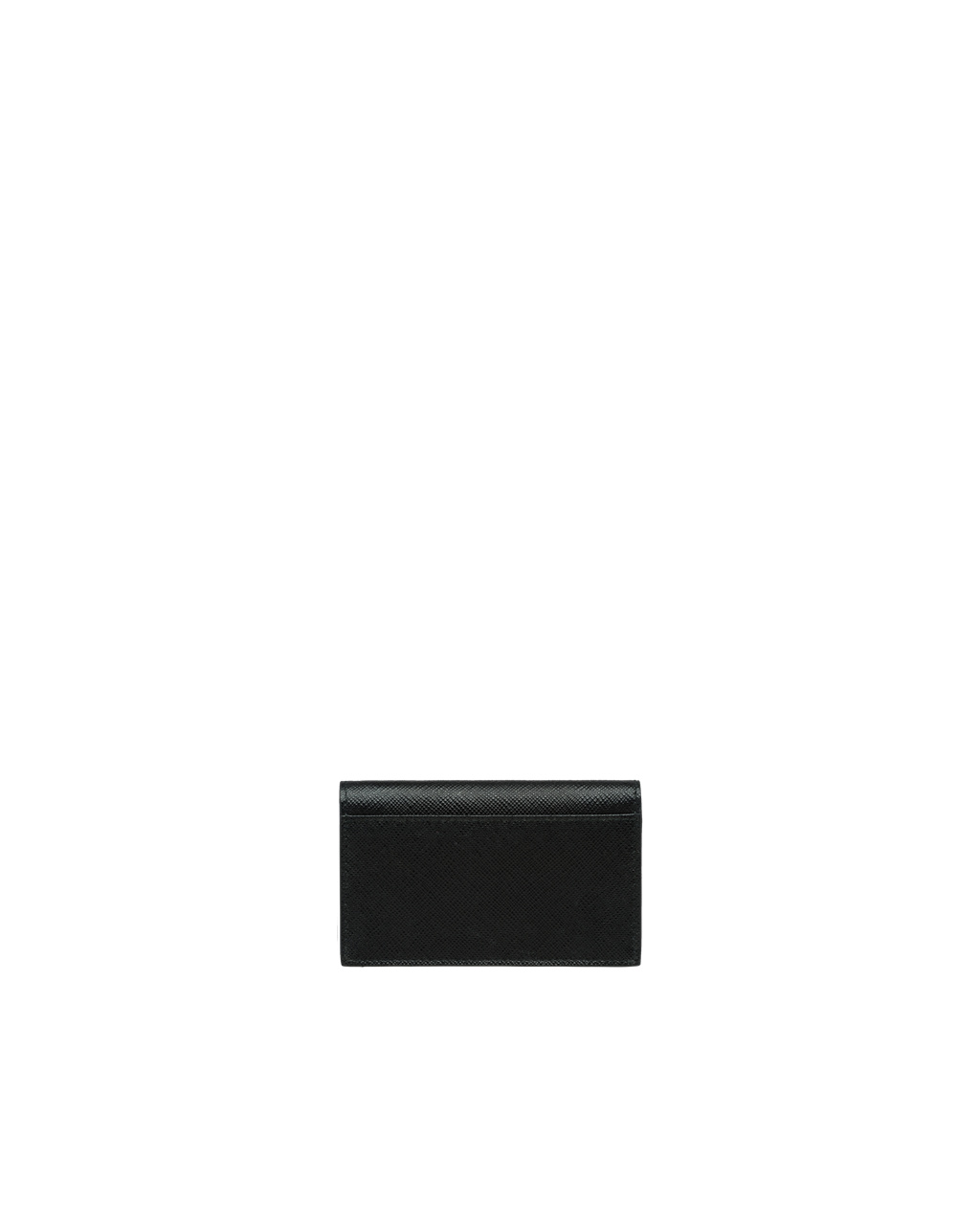 Prada Saffiano Cuero Card Holder Negras | 87354-QVYS