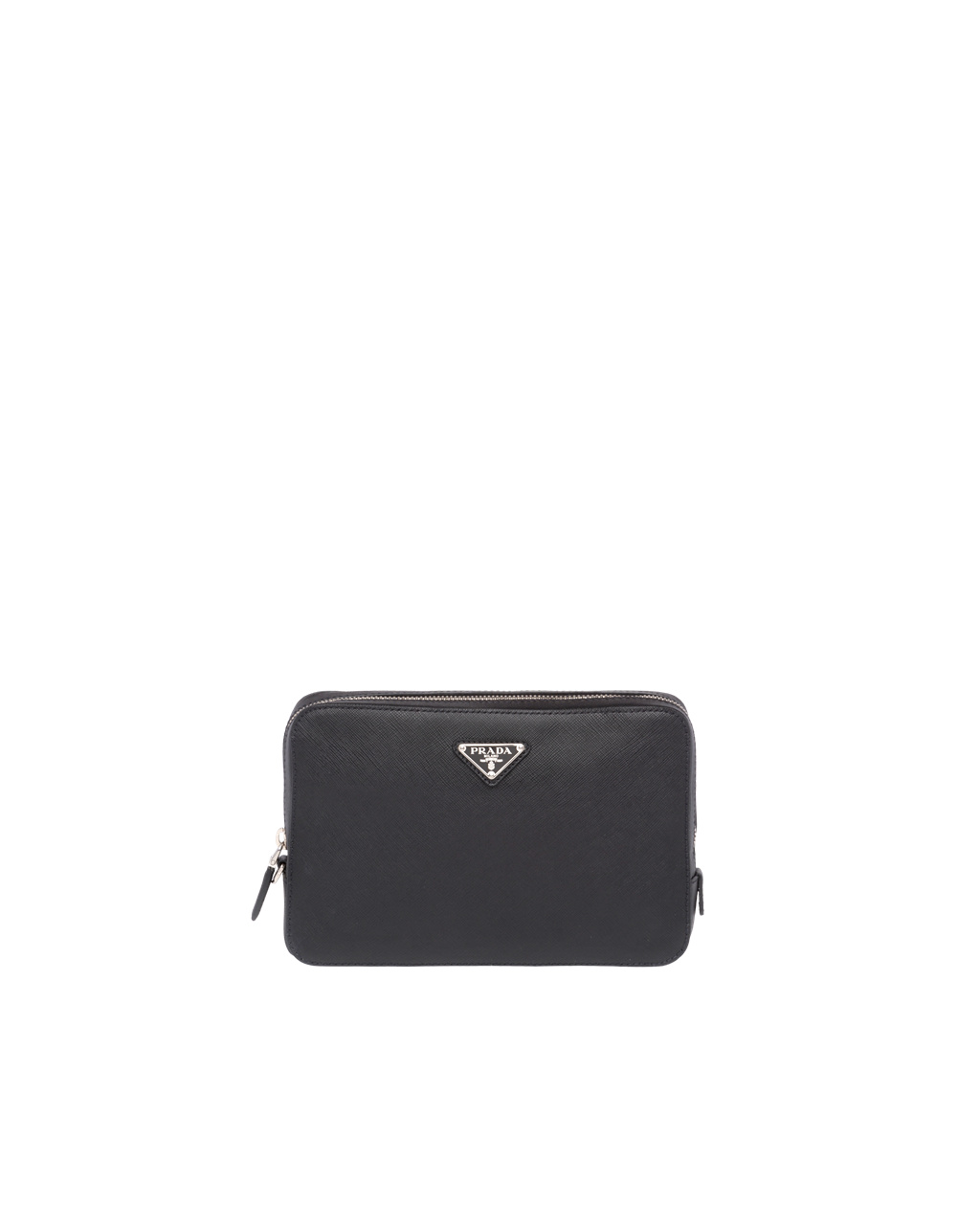 Prada Saffiano Cuero Clutch Negras | 98042-ZXMY