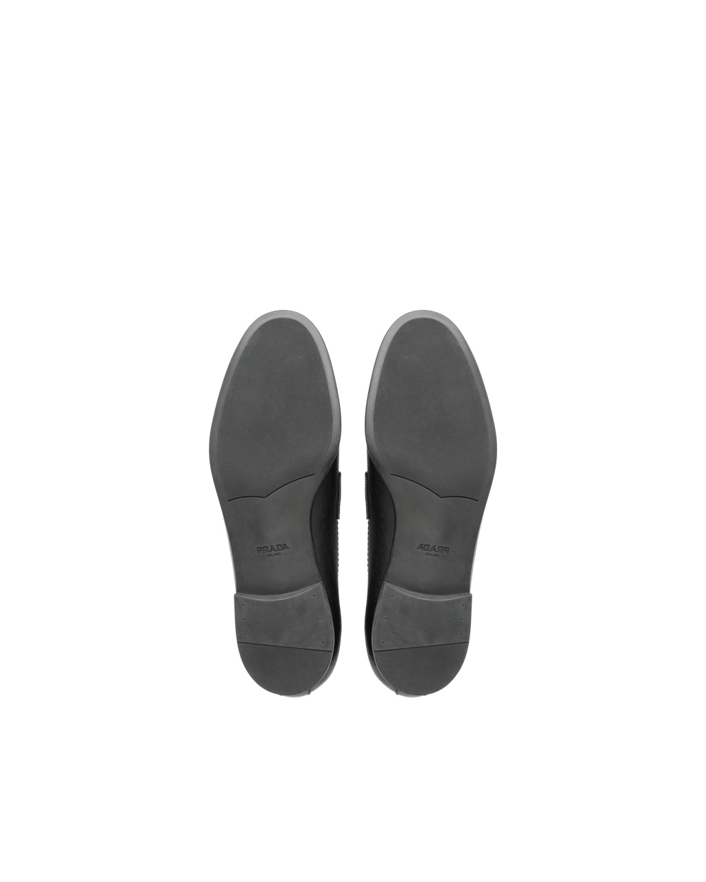 Prada Saffiano Cuero Loafers Negras | 58697-PODV