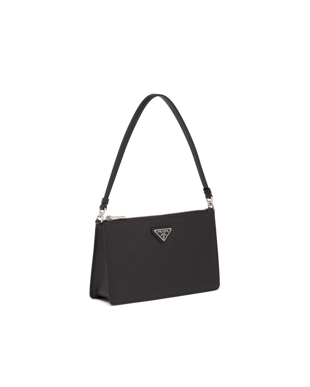 Prada Saffiano Cuero Mini Bag Negras | 50741-XPGI