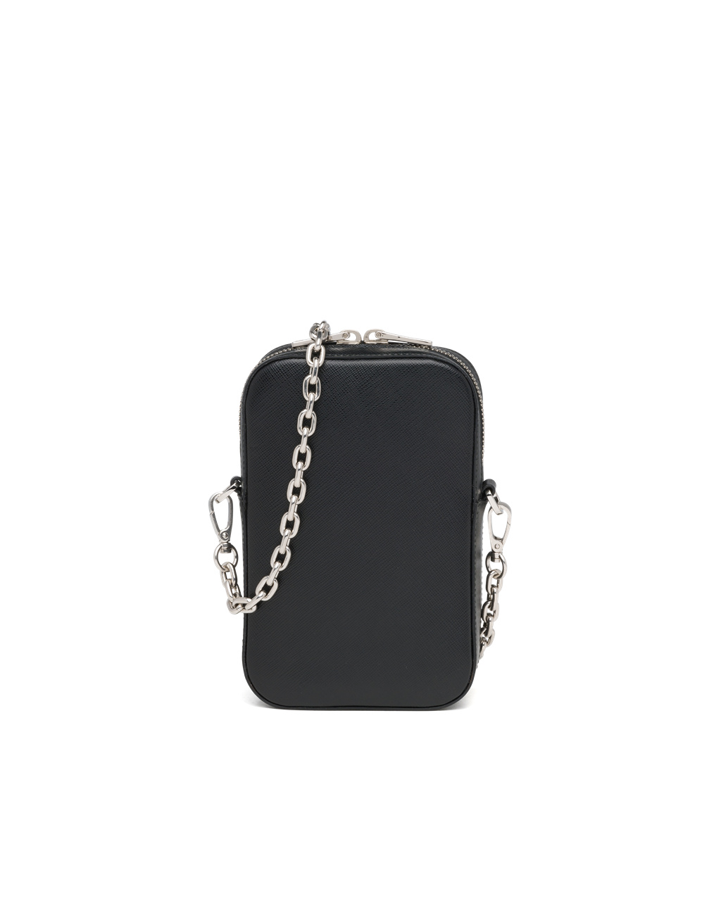 Prada Saffiano Cuero Mini Bag Negras | 80967-MRNW