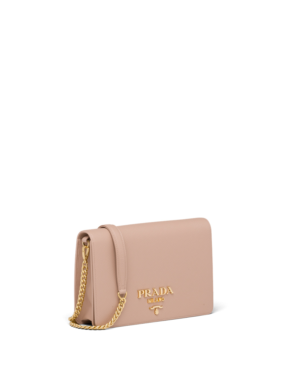 Prada Saffiano Cuero Mini Bag Rosas | 31782-SYMH