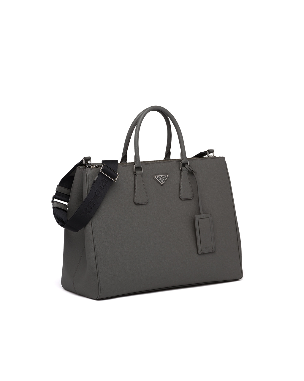 Prada Saffiano Cuero Prada Galleria Bag Marble Gray | 35160-HGDQ