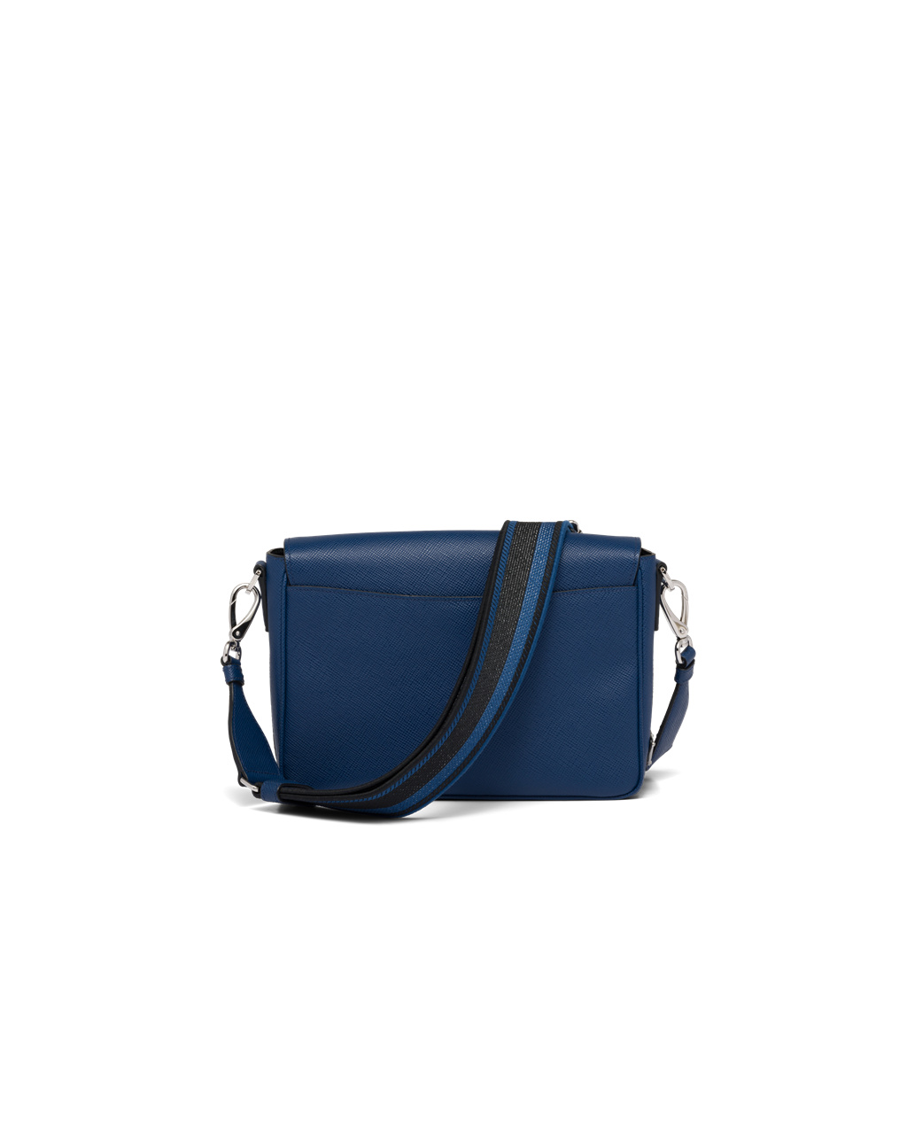 Prada Saffiano Cuero Shoulder Bag Bluette | 01268-CMYN