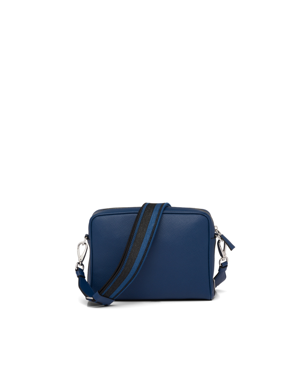 Prada Saffiano Cuero Shoulder Bag Bluette | 71946-EBSG