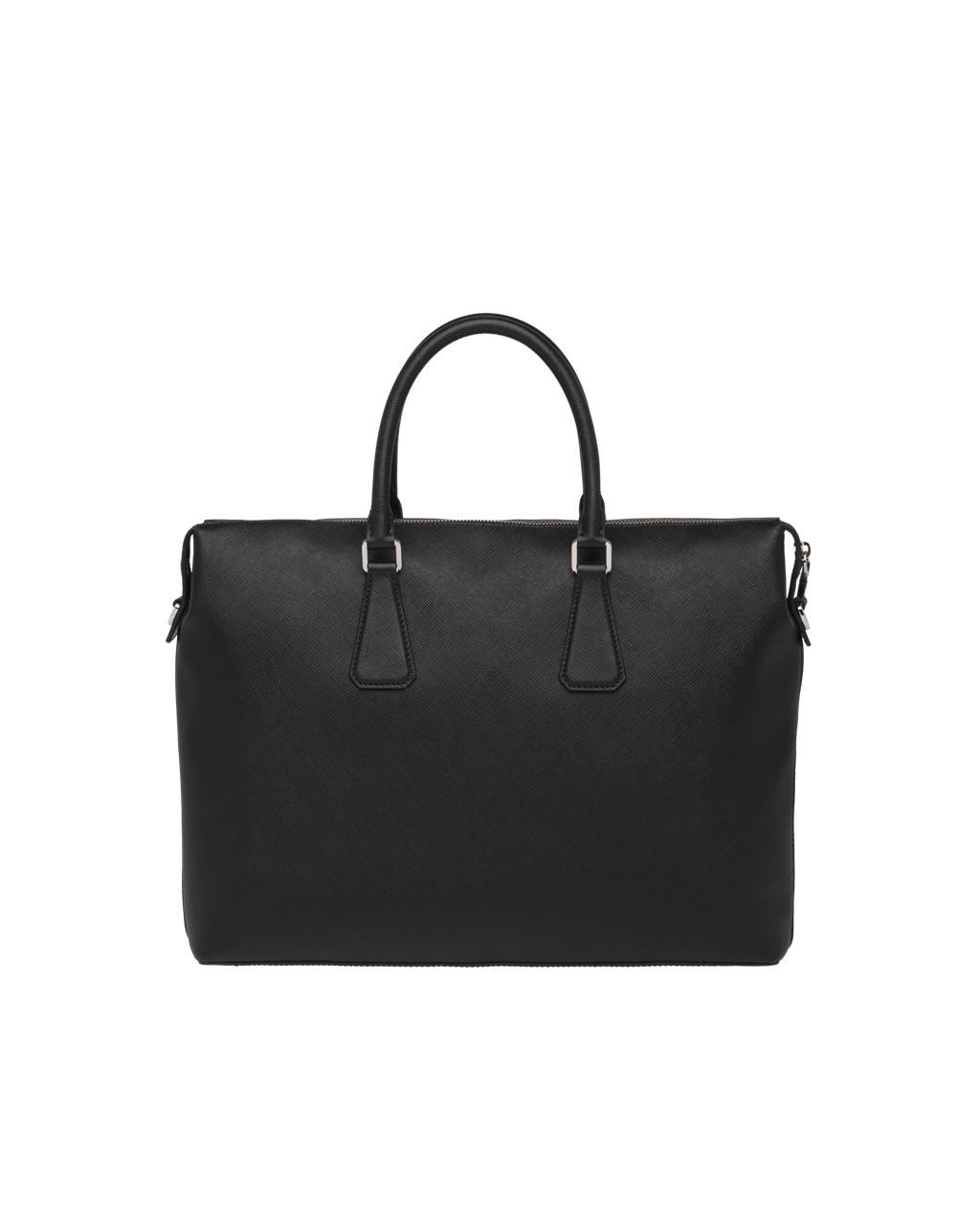 Prada Saffiano Cuero Tote Bag Negras | 52687-MUND