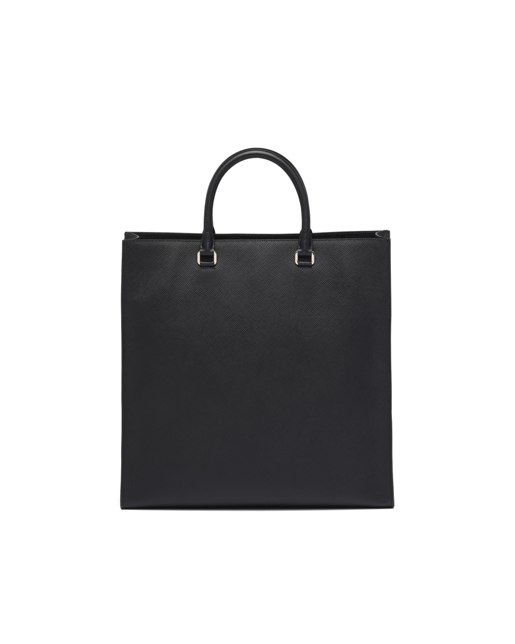 Prada Saffiano Cuero Tote Negras | 53627-ZGKW