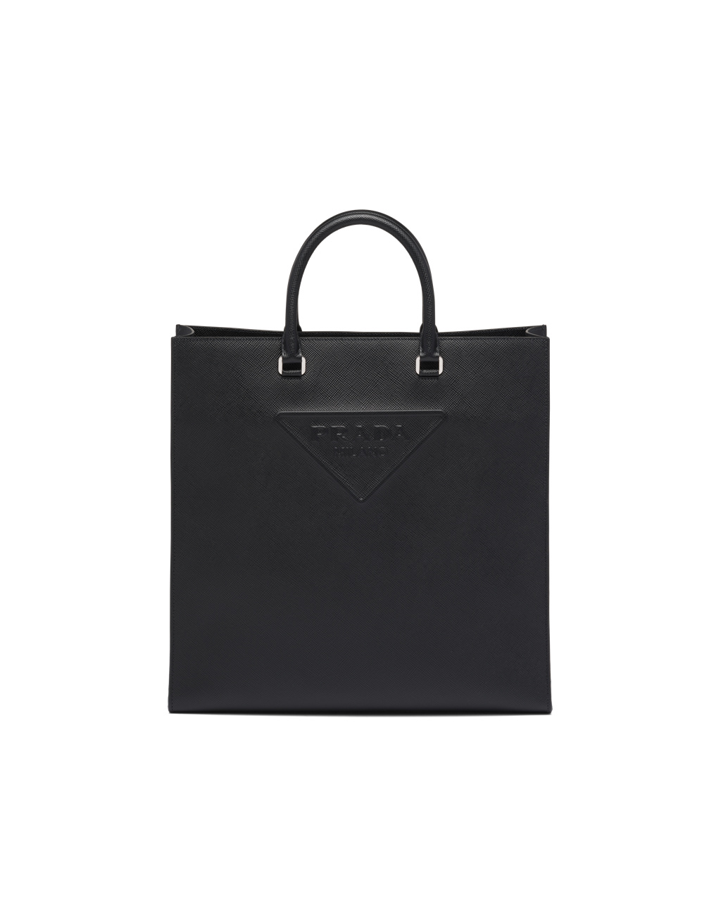 Prada Saffiano Cuero Tote Negras | 53627-ZGKW