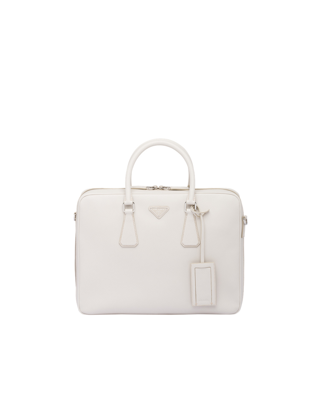 Prada Saffiano Cuero Trabajo Bag Blancas | 91084-QBIO