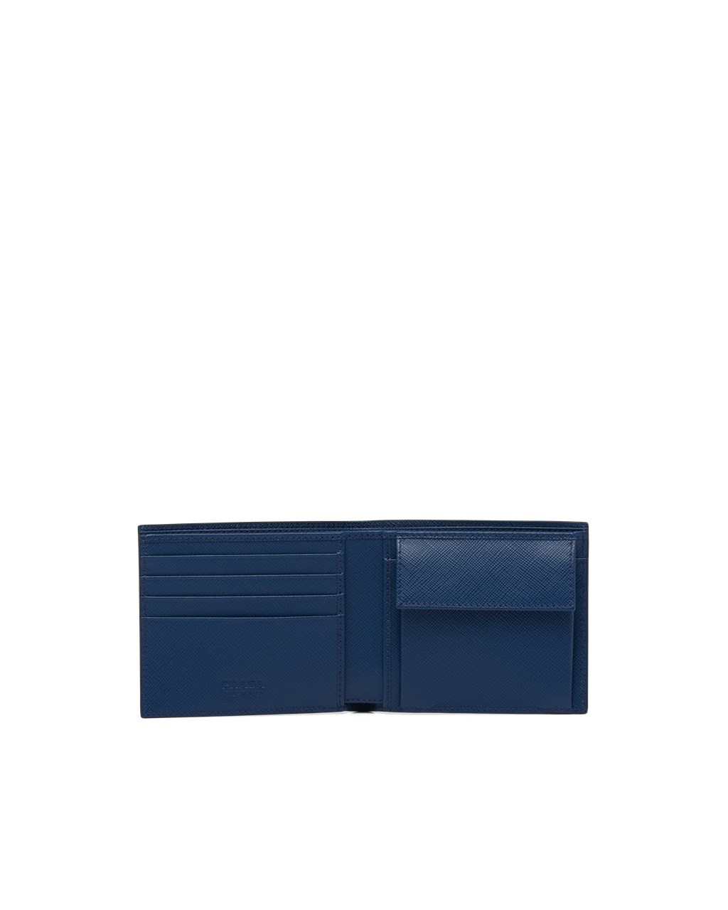 Prada Saffiano Cuero Wallet Bluette | 69341-SEAL