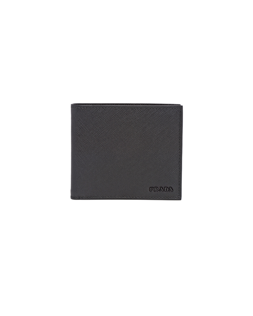 Prada Saffiano Cuero Wallet Negras | 18925-NDOE