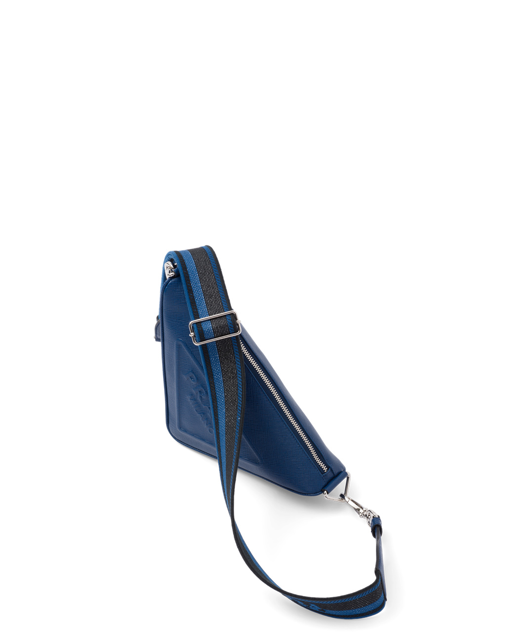 Prada Saffiano Prada Triangle Bag Bluette | 83192-KZTC