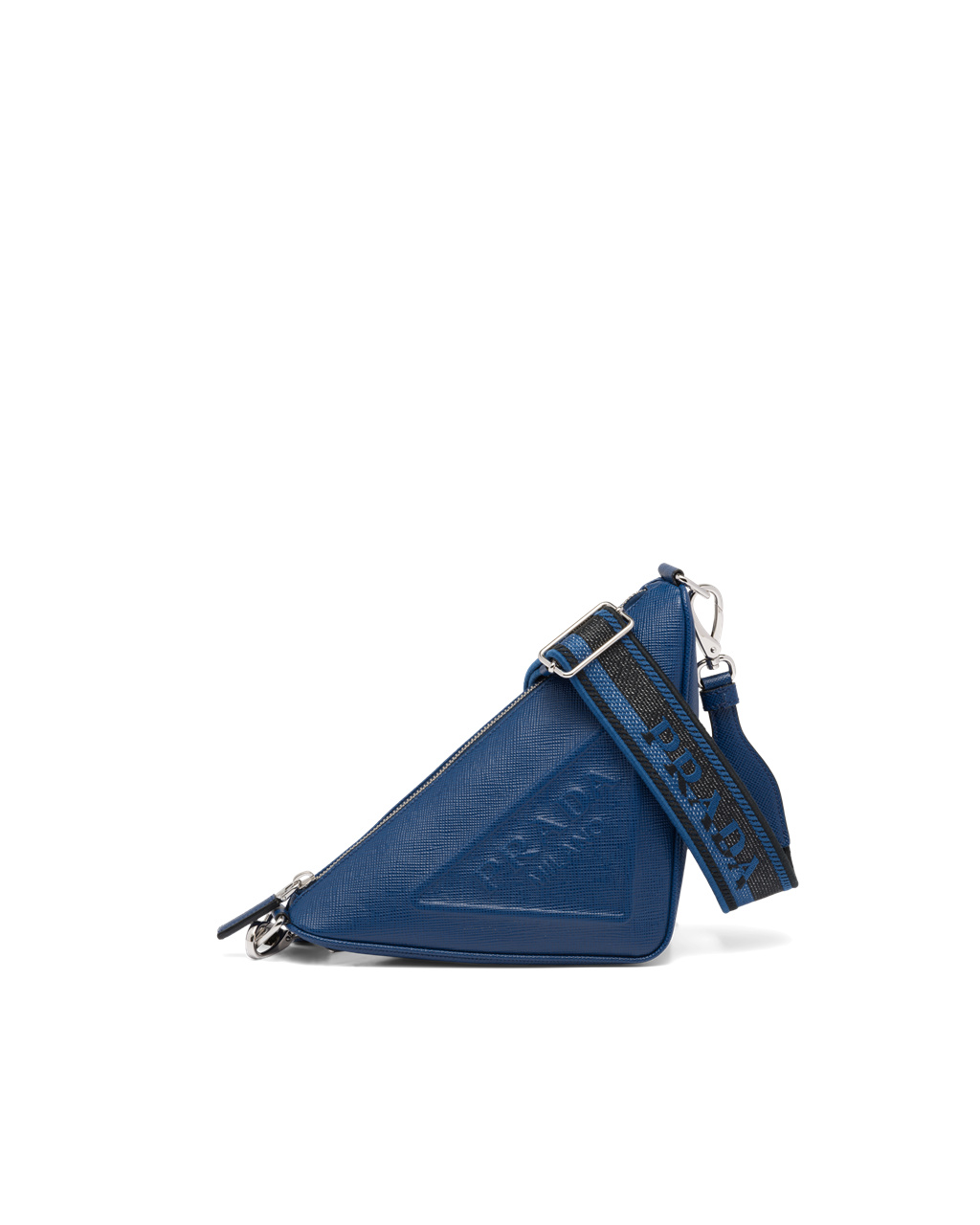 Prada Saffiano Prada Triangle Bag Bluette | 83192-KZTC