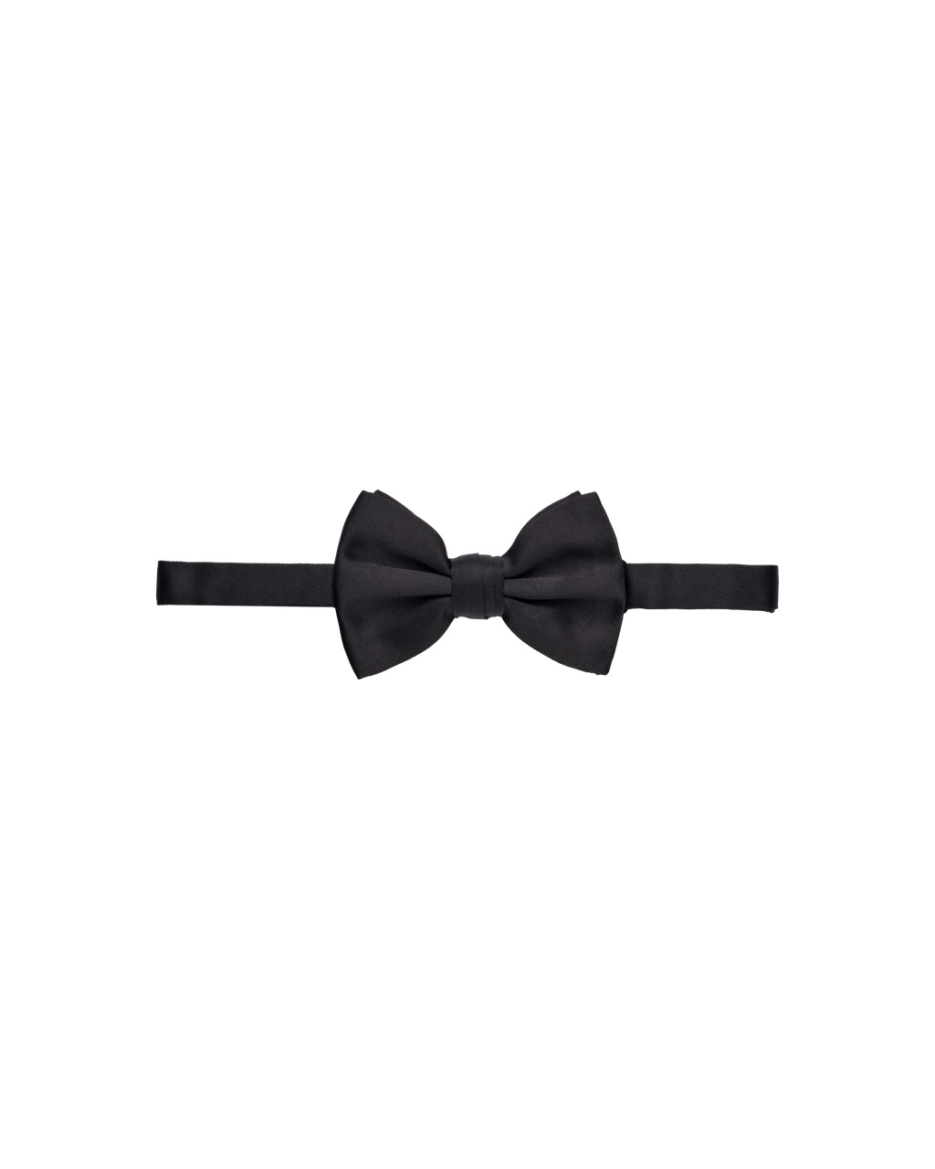 Prada Satin Bow-tie Negras | 07865-SNBF