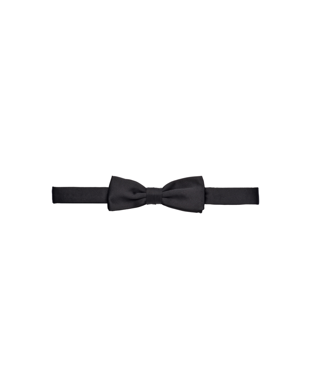 Prada Satin Bow-tie Negras | 68437-XTZC