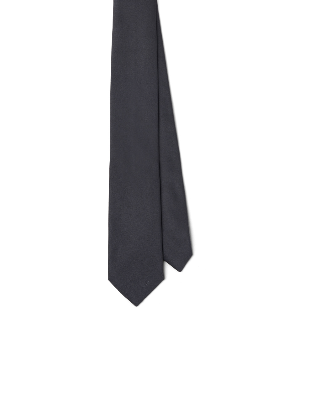 Prada Satin Tie Smoky Gray | 49527-JLKO