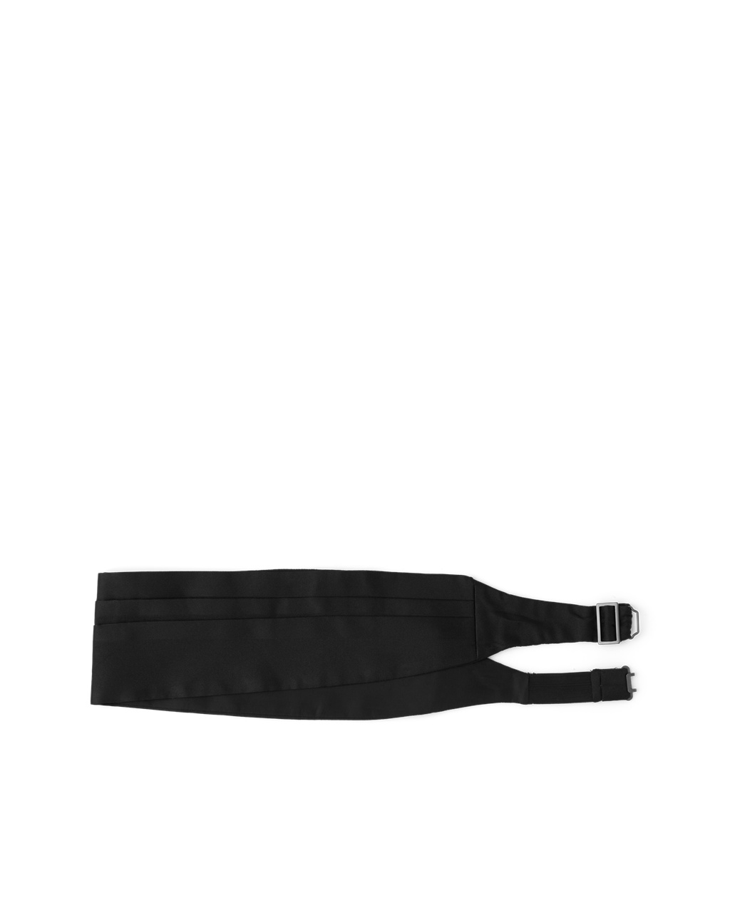 Prada Satin Tuxedo Cummerbund Negras | 47908-LPKH