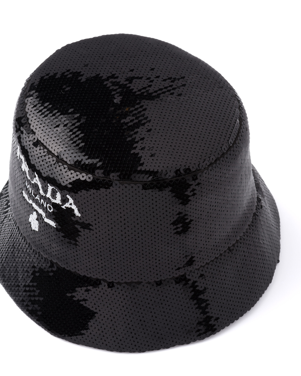 Prada Sequin Bucket Hat Negras | 49210-GXSQ