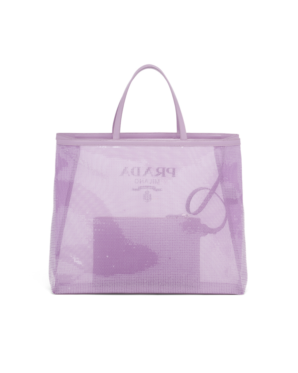 Prada Sequined Mesh Tote Bag Lily | 09275-OSAX