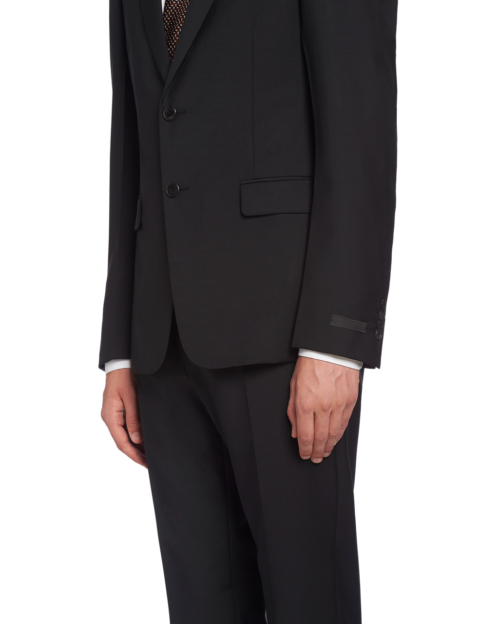 Prada Single Breasted Wool And Mohair Suit Negras | 30641-KWLS