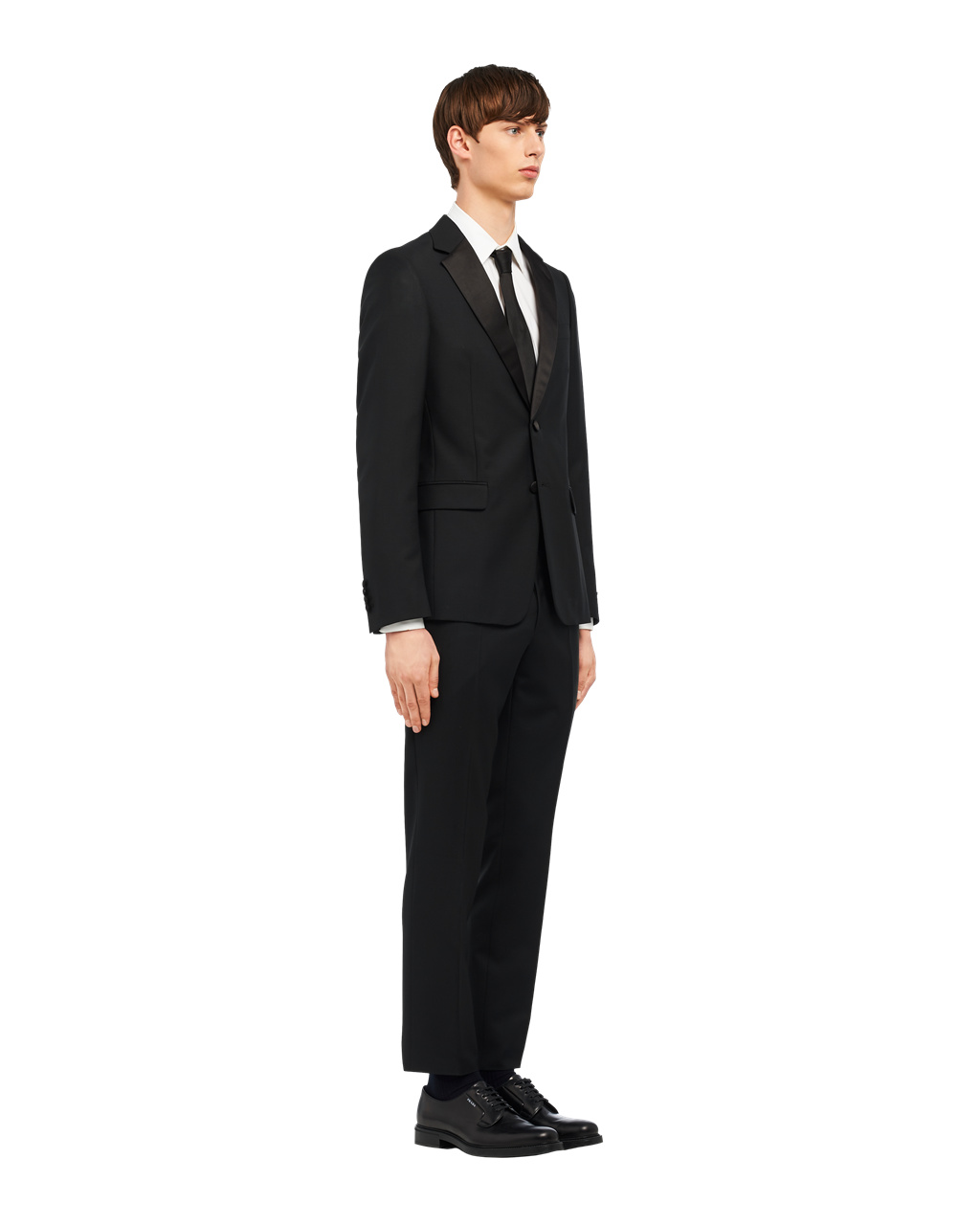 Prada Singled-breasted Two-button Wool Mohair Tuxedo Negras | 58127-QJXO