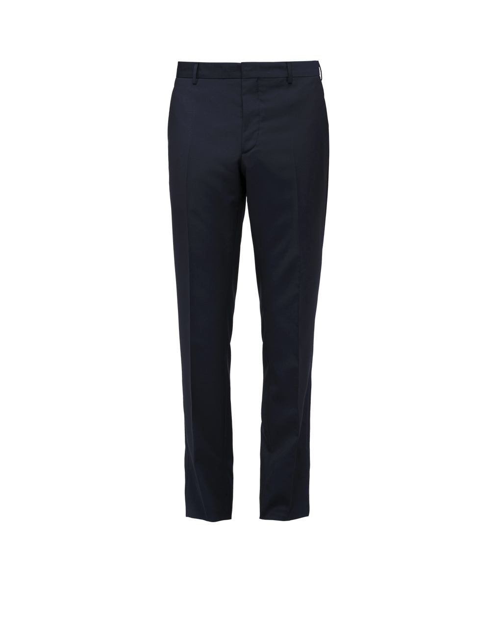 Prada Slim-fit Wool Trousers Azul Marino | 25679-WUOR