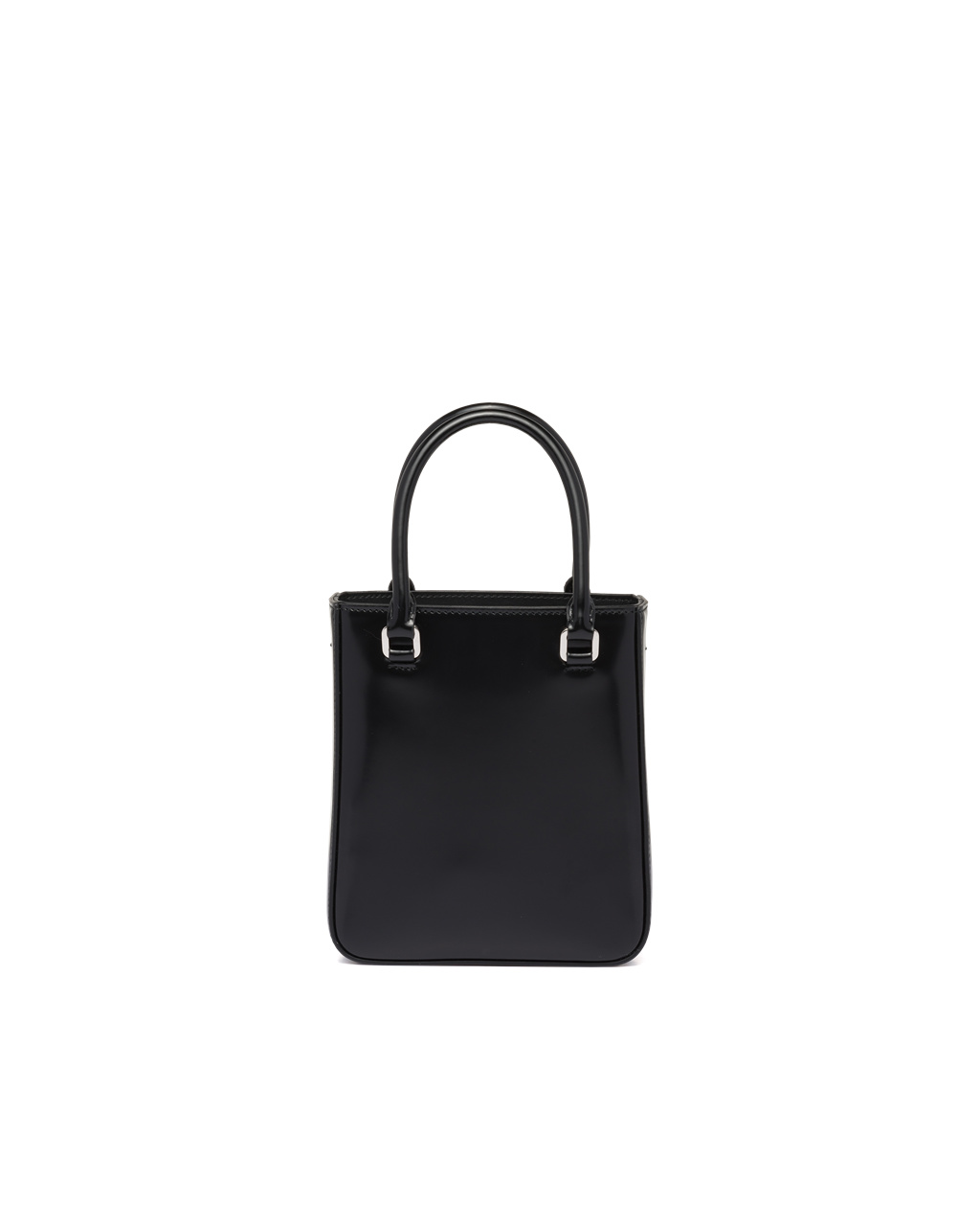 Prada Small Brushed Cuero Tote Negras | 51832-UAWY