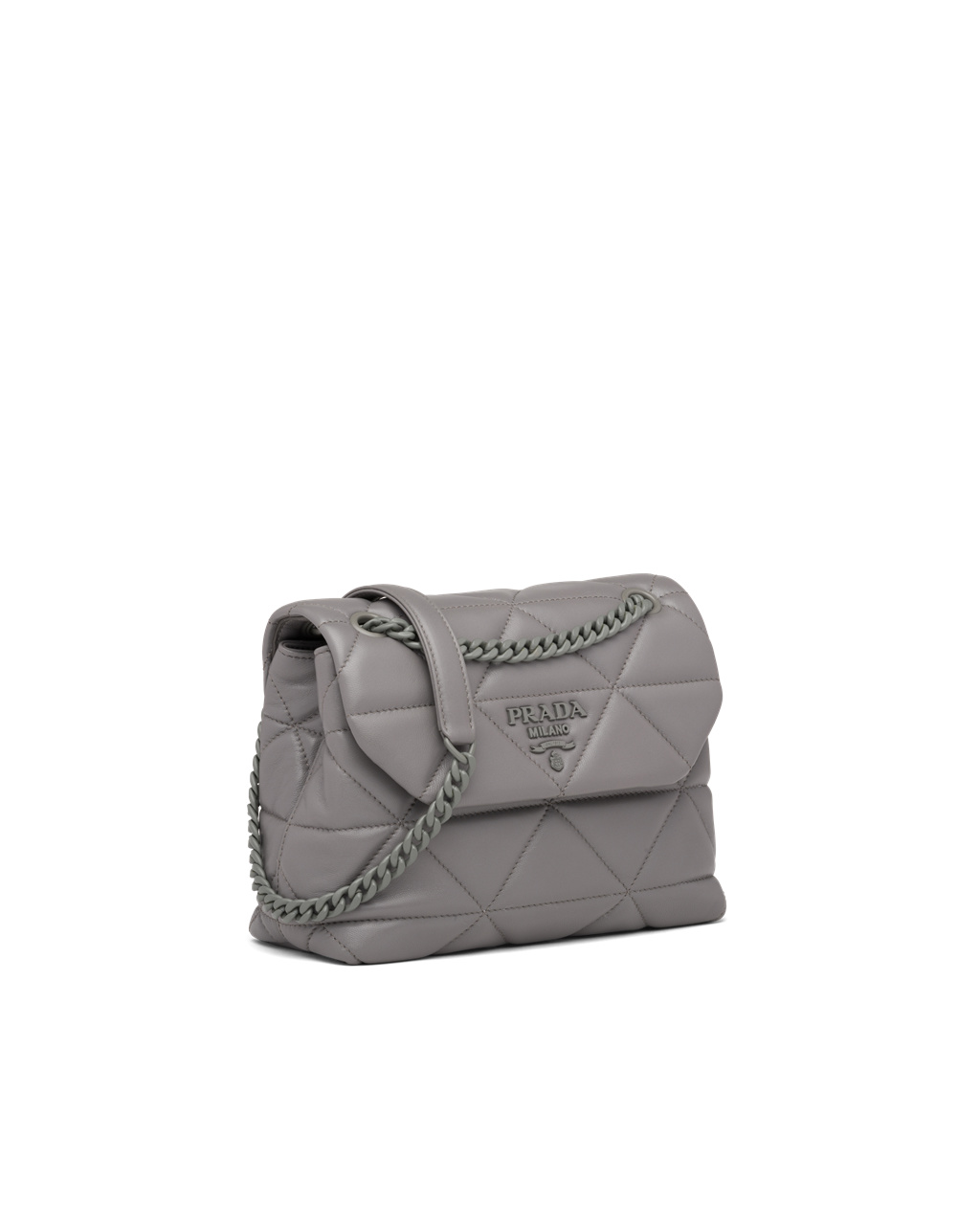 Prada Small Nappa Cuero Prada Spectrum Bag Marble Gray | 07126-YOKF