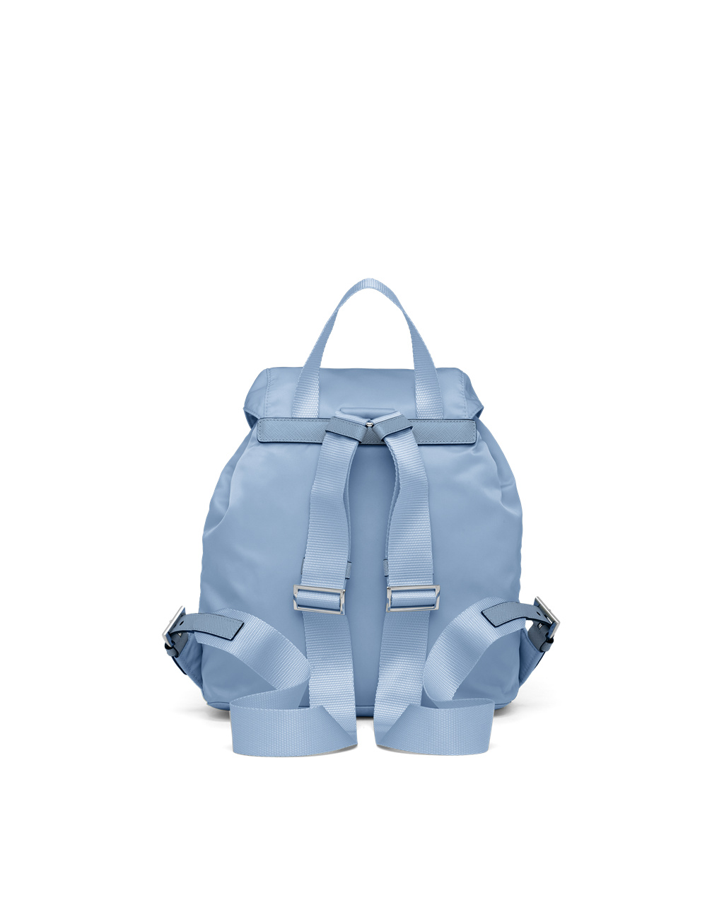 Prada Small Re-nylon Backpack Celeste | 54037-VAKY