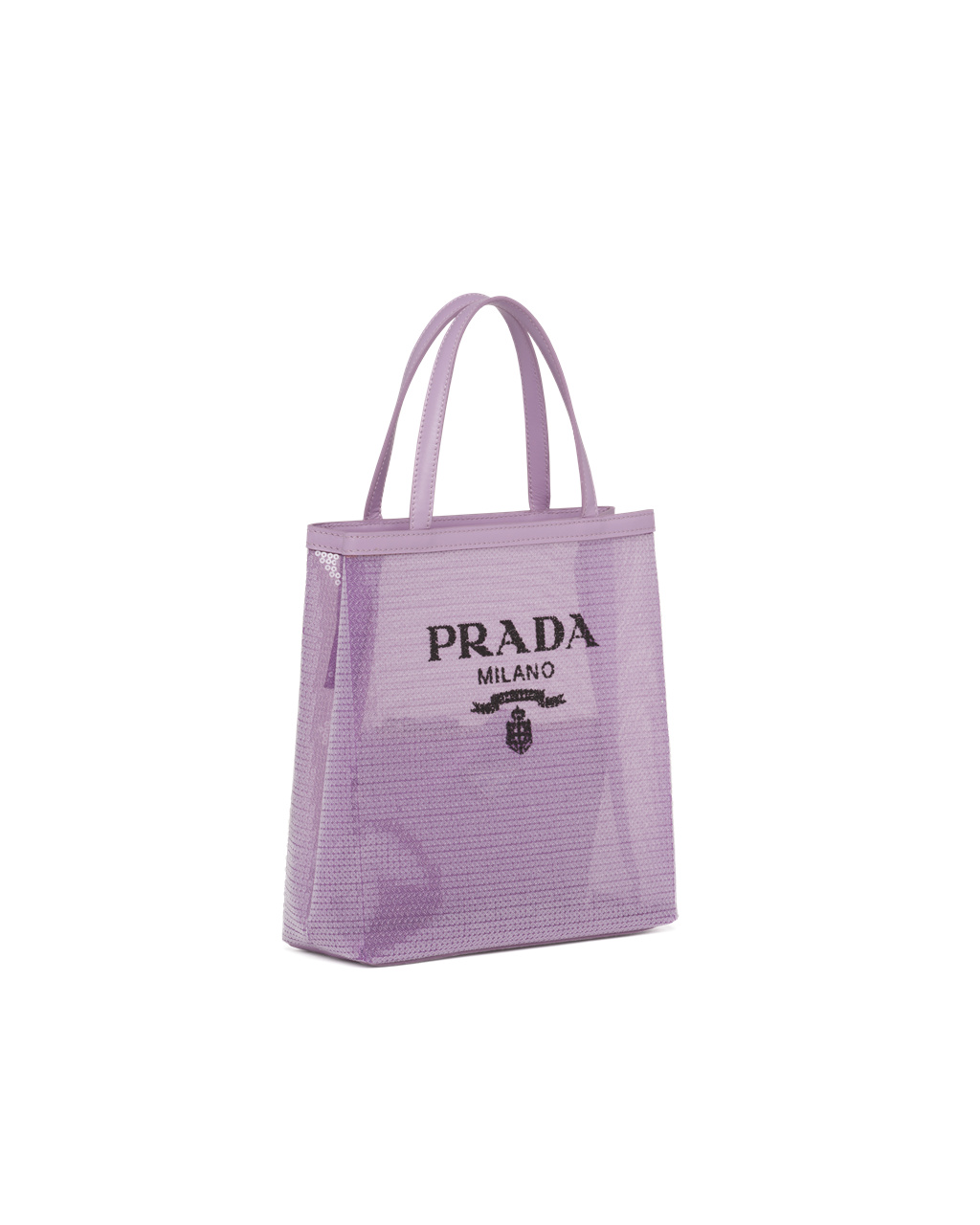 Prada Small Sequined Mesh Tote Bag Lily | 89254-KDMT