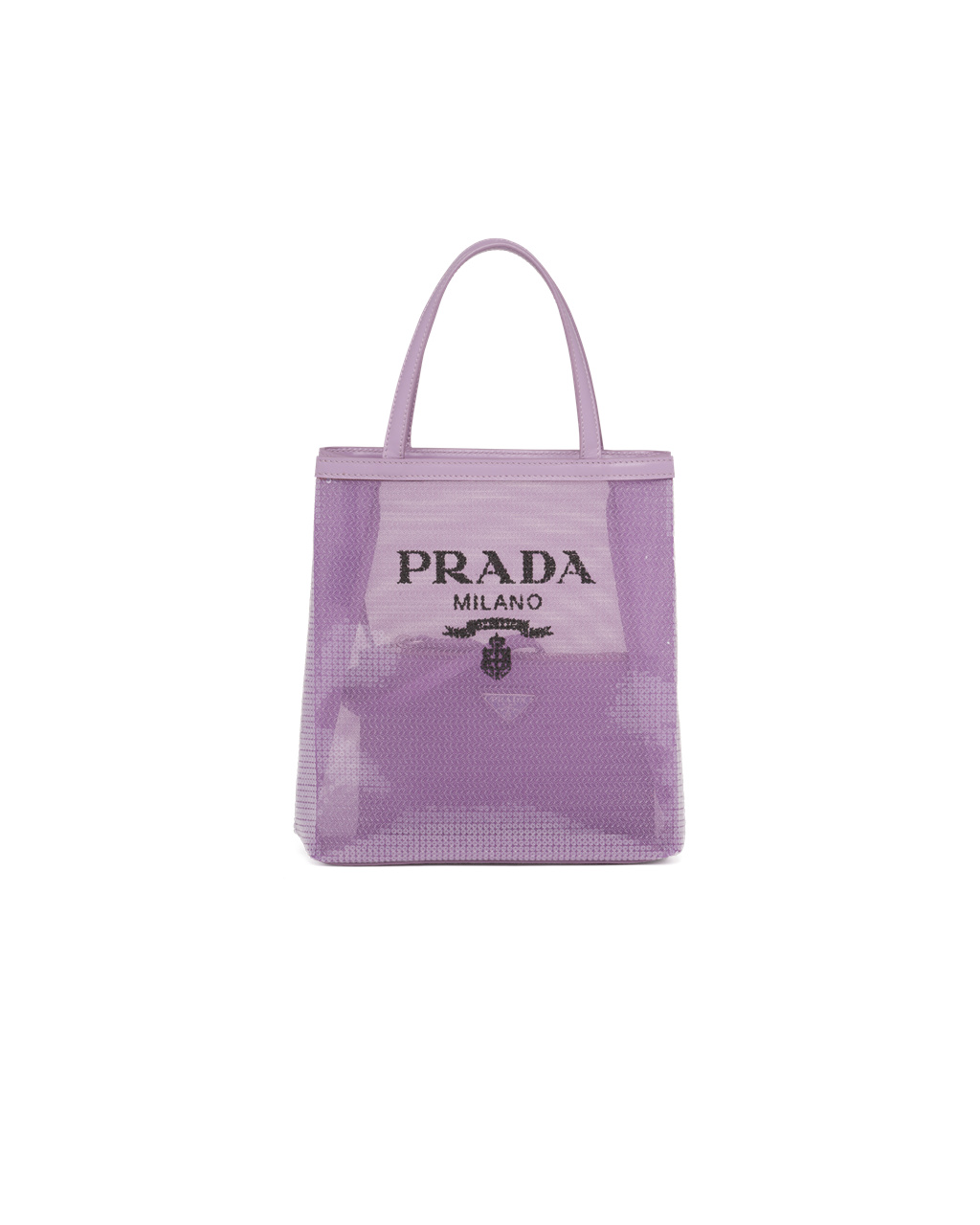 Prada Small Sequined Mesh Tote Bag Lily | 89254-KDMT