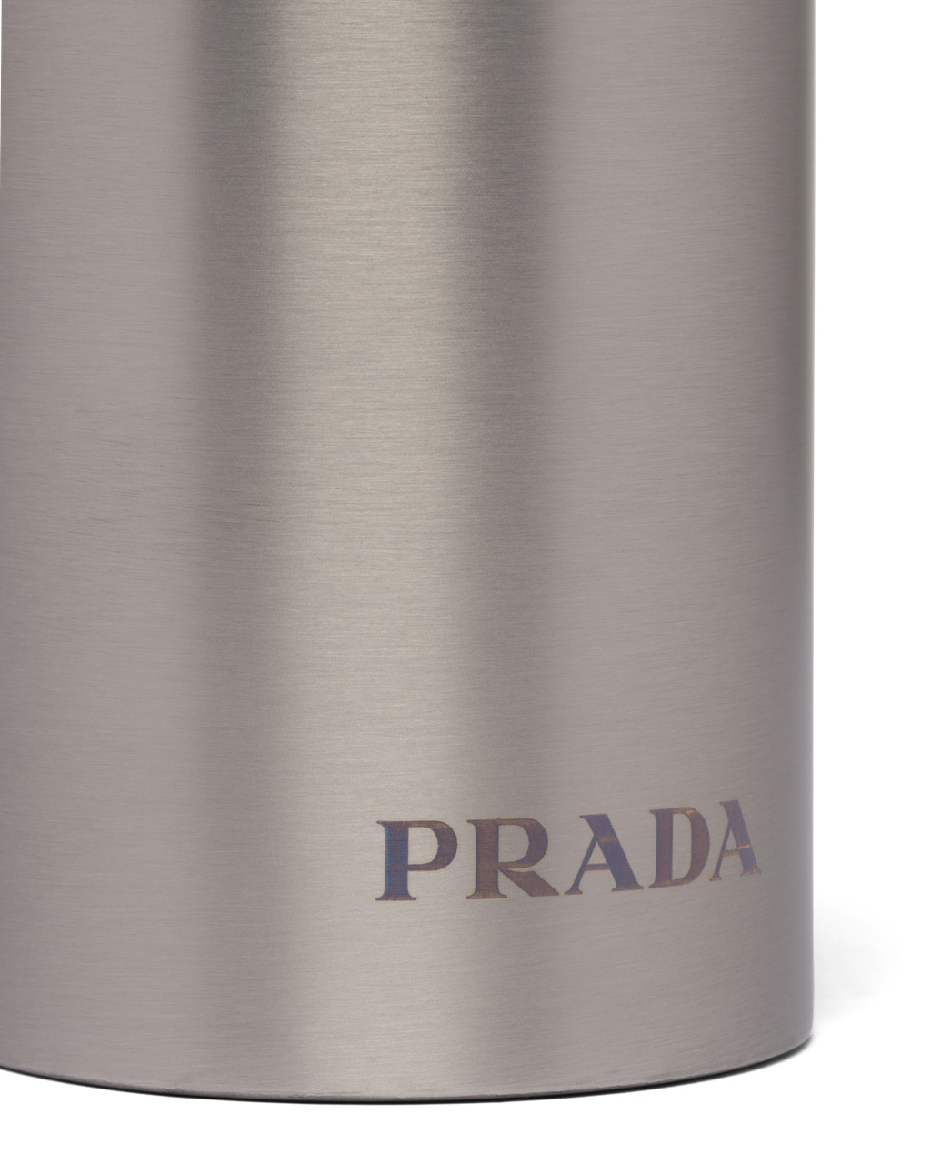 Prada Stainless Steel Agua Bottle, 350 Ml Plateadas | 93170-IZBV